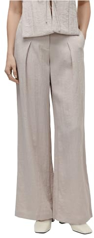 LeGer Elaina Pantaloni- Pantaloni da donna in tessuto con gamba larga - vestibilità a vita alta - pantaloni dalla silhouette fluida - moda per donna - di Lena Gercke - taglie 34-44