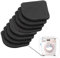 8PCS Universal Silent Feet Anti-Vibration Pads for Washing Machines Dryers Refrigerator Home Appliance