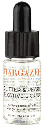 Stargazer Glitter and Pearl Fixing Liquid, Mix With Pigment Or Glitter To Apply To The Skin