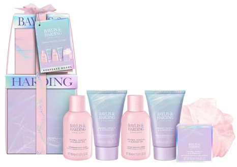 Baylis & Harding Jojoba, Vanilla & Almond Oil Luxury Pamper Present Gift Set - Vegan Friendly (Pack of 1)