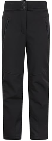 Mountain Warehouse Swiss Kids Softshell Ski Pants Black 9-10y