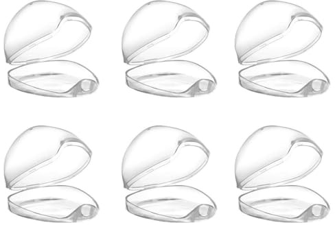 6 Pièces Boîte À Tétine Bébé | Boîte De Sucette Portable Bébés | Portable Boîte À Rangement Boite Tetine Bebe | Range Tetine Bebe Transparent Pour Voyage En Plein Air Stockage Quotidien 7 * 6 * 5,5 cm