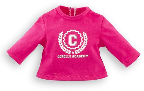 Ma Corolle 9000212880 T-Shirt Fuschia Corolle Academy, Puppenkleidung, 36 cm, ab 3 Jahren