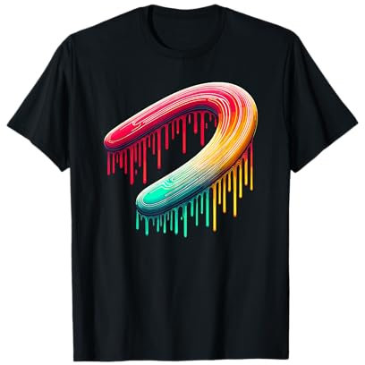 Dripping Paint Bumerang Werfen Bumerangs T-Shirt