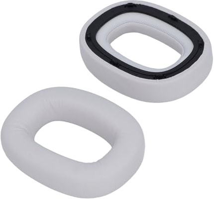 OVAQUIXI Cuscinetti Auricolari di Ricambio per Cuffie PX8 PX7 S2 S2e, Cuscinetti in Pelle Proteica in Memory Foam Ad Alta densità, Isolamento Acustico, vestibilità Comoda, Design Anti-caduta e (WHITE)