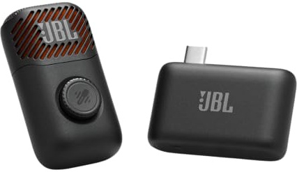 JBL EasySing Mic Mini AI‑Mikrofon, Svart | Röstborttagning i Realtid, 6 Timmars Speltid, Avtagbart Handtag, Bluetooth, USB‑C, Aux, Trådlös Anslutning 2,4 GHz