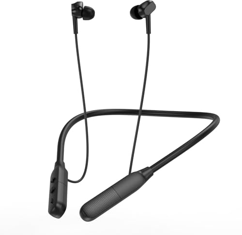 Nsyee Bluetooth 6.0 Neckband Headphones Wireless, Earphones with Mic