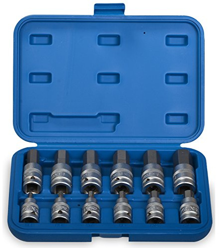 Alkan 5-22 mm 1/2 Kraft Innensechskant Stecknuss Satz 12-tlg