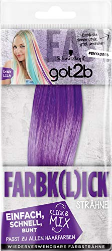 got2b Farbk(l)ick Crazy Lila Clip-in, 1er Pack (1 x 1 Stück)
