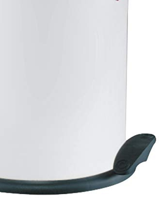 Wesco 121212-77 Capboy Base Mülleimer, Stahlblech, 13 liters, Graphit matt