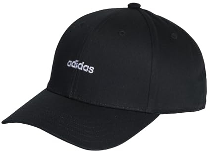 adidas Unisex Baseball Street Cap, Black/White/White, XXS