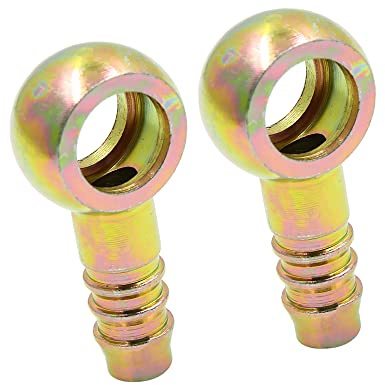 A ABSOPRO Véhicule 10mm ID Tuyau Barbillon 14mm Banjo Raccord Adaptateur (Ensemble de 2)