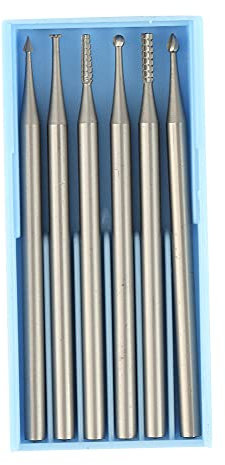 Strumenti per Intagliare il Legno, Coltello Micro Scultura in Acciaio Al Tungsteno 2,35 Mm Strumento per Incisione per Intaglio Set per Intaglio del Legno per Trapano (piccolo insieme)