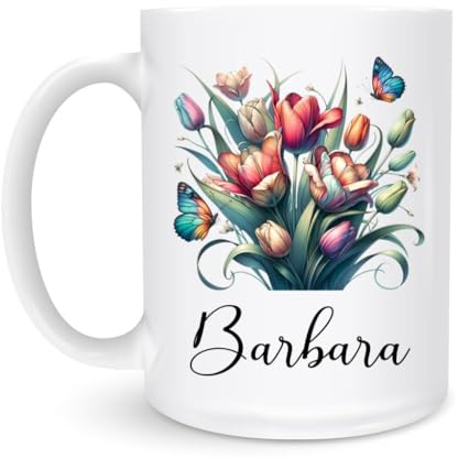 Tazza Colazione Flower Design Tazza Da Tè Riutilizzabile Tazza Personalizzata Elegante Latte Thè Mug 330Ml