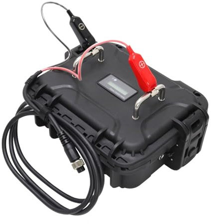 SSCYHT 14,8 V/12 V 20 AH 30 AH 40 AH 50 AH 60 AH Elektrische Angelrolle Lithium-Batterie Universal Seefischereiboot Batterie Wiederaufladbare elektrische Schnur Rollen Batterie,12v 50ah