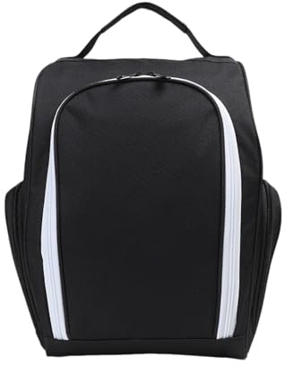 Golfschuhtasche, Wasserdichter Schuhbeutel Organisator, Reise Schuhtasche, Tragbare Schuhtasche, Verwendet für Reisespeicher, Staubdichte Lagerung, Koffer, Trolley Fall, Hängende Tasche (schwarz)