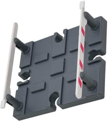 Milisten DIY Train Track Accessory Railway Railing Barrier for Model Scene Building Decorative Road Block to Enhance Play Experience and Cognitive Skills