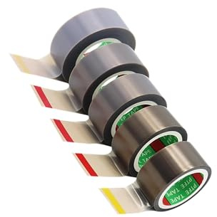 YYULZO 1 Stück 10 Meter langes 0,25 mm dickes PEFT-Band – PTFE-Band for die Elektroindustrie, 80–130 mm breit(120mm)