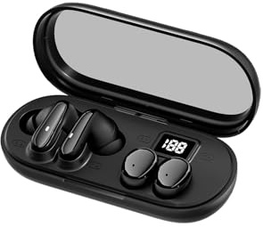 Xmenha Deux Paires de Mini Petits Bluetooth 5.3 Écouteurs sans Fil Oreillette Invisible Sommeil Waterproof étanche Sport Double ecouteur Petite Oreille pour Couples à Deux
