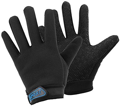 Accmor Kids Cycling Gloves, Kids Fishing Gloves, 4-10 Years Boys Girls Kids Sport Gloves, Breathable Non-Slip Full Finger Gloves for Child Cycling Climbing Riding Biking Outdoor Sports