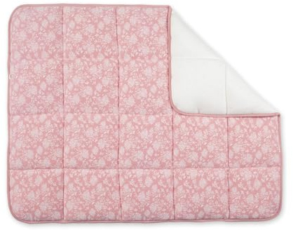 BEMINI Laufstalleinlage Krabbeldecke Pady jersey + jersey Flower print JK