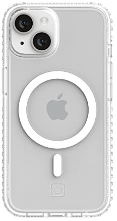 Incipio Grip for MagSafe Multi-Directed Grip Mobile Phone Case for iPhone 14, Clear