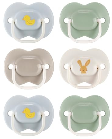 Tommee Tippee Anytime Schnuller, 6-18 Monate, 6er-Packung mit symmetrischen, BPA-freien Schnullern