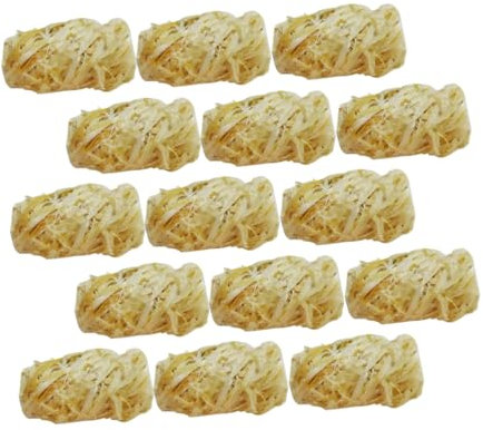 Levemolo 50stücke Holzfeueranzünder Schnellbrennbar Für Kamin Grill Camping Holzöfen Draußen Starter Natürliche Anzünder Pro Packung