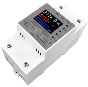 63A Interruptor Inteligente Con Contador De Energía, Medidor De KWh, Disyuntor Y Temporizador Con Protección Contra Sobretensión, Sobrecorriente Y Fugas, Partes