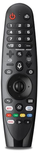Replacement LG Magic Remote MR19BA/MR20GA AN-MR20GA AKB75855501 Smart TV Remote Control with Voice & Pointer, Compatible with LG OLED QNED NanoCell UHD 4K 8K TVs