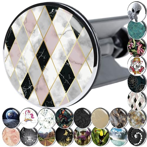 Sanilo Waschbeckenstöpsel, viele schöne Stöpsel für das Waschbecken zur Auswahl, universal mit Motiv (Diamond)