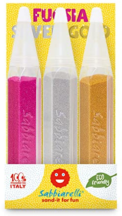 Sabbiarelli – Trio Elegance | 3 pennor med 50 g färgad sand