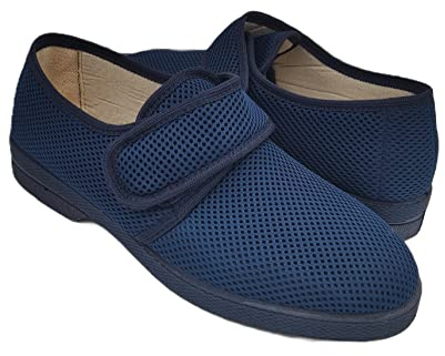 Antica Pantofoleria Ciabatte Uomo Invernali, Calde Pantofole Casa, Pantofola con Strappo per Anziani, Diabetici e Piedi Delicati, Scarpe Ortopediche Sanitarie Estate Inverno Qualità Made in Italy