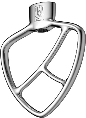 Edelstahl-Paddel, flacher Schlägel – Zubehör und Aufsätze für KitchenAid Artisan Mini-Standmixer, passend für 3,5 qt Rührschüssel