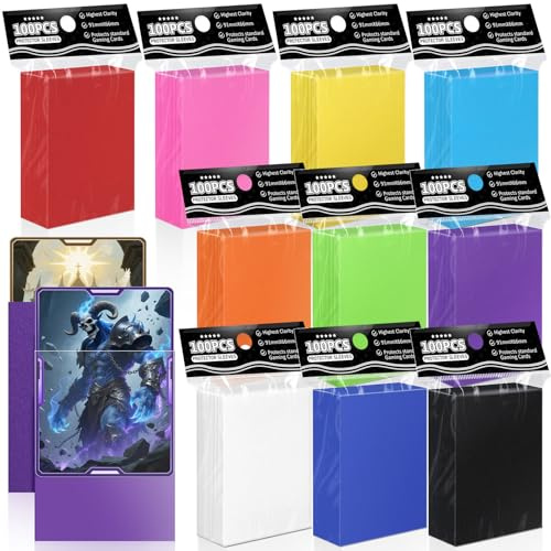 1000ct Trading Card Sleeves Perfect Fit MTG Matte Sleeves, Soft Sports Card Protector for Photocard, Standard TCG Card Sleeves Fit for MTG 66 * 91 mm