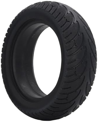 HERCHR 10 Zoll Vollgummi Reifen, 10x3.0 Elektroroller Räder Pannensicherer PU Reifen Scooter stoßfeste Vollgummireifen Scooter Verdickt Hinterräder Ersatz für Elektroroller