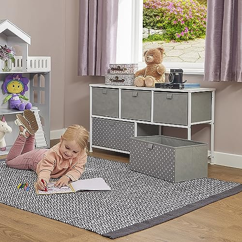 Liberty House Toys Kids Grey 5 Drawer Storage Chest