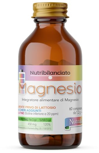 NutraLabs Magnesio Citrato Bisglicinato Pidolato - 60 Compresse