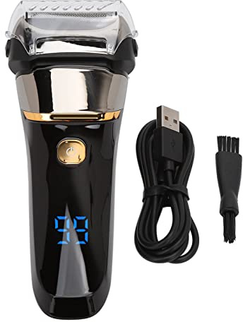 Elektrorasierer Für Männer, Kabelloser Elektrorasierer, Wiederaufladbarer USB-Herrenrasierer, Elektrisches Digitaldisplay, Herren-Elektrorasierer, Waschbarer Herrenrasierer, Elektrisch