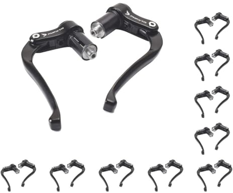 Adoorniequea 10 Set 2 Stück Fahrrad Bremshebel Fahrrad Bremshebel Fahrrad Bremsen Griffe TT Rennrad Lenkerhebel