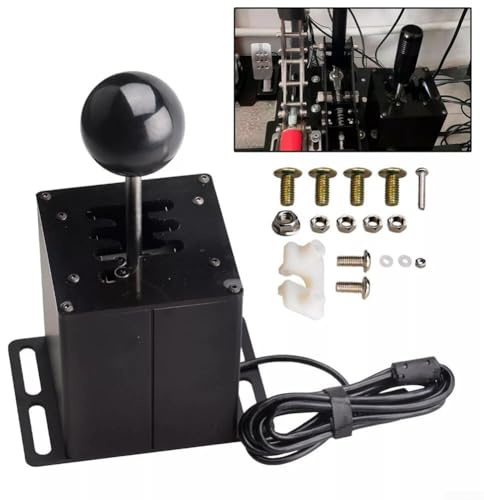 Gettimore PC USB H Gear Shifter Sim Rennspiel für Logitech G29 G27 G25 Racing Shifter