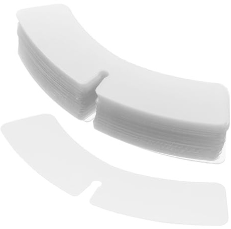 KOMBIUDA 200 Pezzi Supporti per Colletto in Plastica Rinforzi Trasparenti per Camicie Antipiega Riutilizzabili per Camicie Eleganti e Packaging
