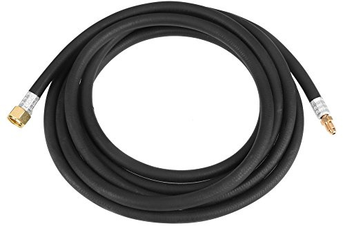 TOPINCN Torche de Soudage Tuyau de Câble d'alimentation Remplacement de Tuyau en Caoutchouc Electrique de 3,7 Mètres M16 * 1,5 pour Chalumeau de Soudage WP17