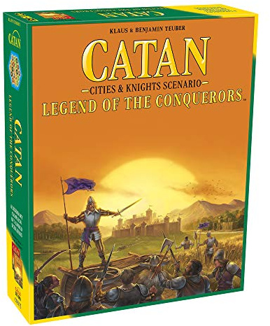 Catan Die Legende der Eroberer | Brettspiel-Erweiterung | Alter 12+ | 3-4 Spieler | 90 Minuten Spielzeit