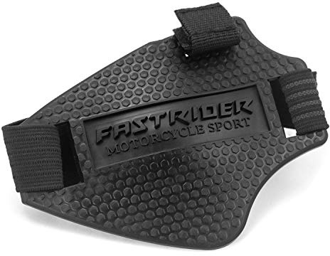 QWORK® Motorrad Gangschaltung Schutz, Schuhschutz aus Gummi, Schwarz, XX-Large