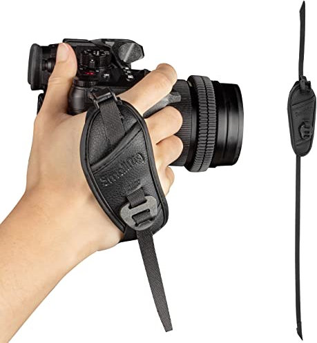 SMALLRIG Camera Cage Wrist Strap, Hand Strap with Quick Adjustable and Detachable Design Secure Grip for Sony, for Canon, for Fujifilm, for Nikon, for Camera Cage Camera Handle and L Bracket - 3848