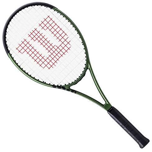 WILSON Blade Team V8 Tennisschläger – günstige Qualität für Fortgeschrittene – 4-1/4 Griff, Grün & Schwarz