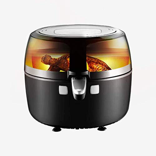 Friggitrice ad Aria Multifunzione Senza Olio LCD Touch da 6,5 l 7 Menu preimpostati Frittura saltata automaticamente Cottura a Vista Forno a Basso Contenuto di Grassi Senza Olio Facile da Pulire