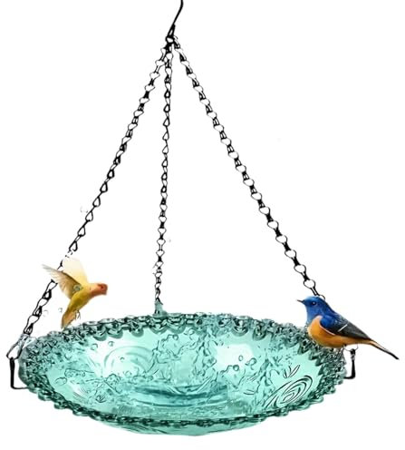 Kleine Vogelfutterstation | Hängende Garten Vogeltränke | Vogeltränke Tablett für Garten, Deko Garten Vogelfutterstation, Garten Vogelfutterstation Tablett, Vogelfutterstation für kleine Vögel,