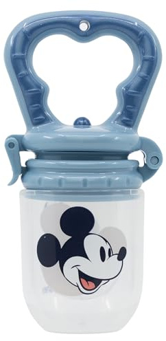 Ciuccio Frutta Bambini Disney Mickey Mouse, in plastica senza BPA, con funzione anti soffocamento, lavabile e riutilizzabile